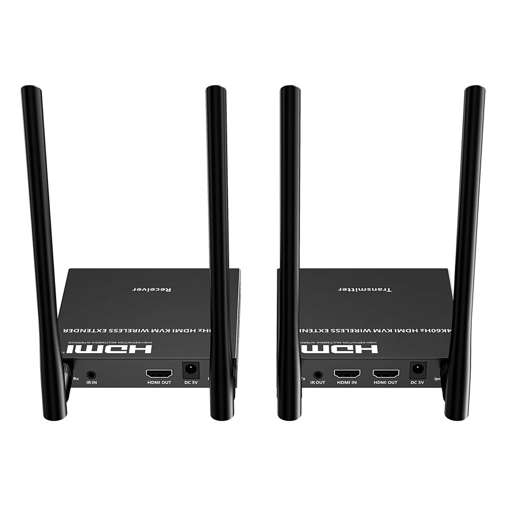 sec_5_3S1000-15 Extensor HDMI Inalámbrico / 4K@60Hz 4096x2160 / KVM Integrado / Banda 5G / Alcance 50 m (164 ft) / 1 a 4 Pantallas TT699KVMV2.0 4