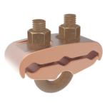 Conector Mecánico / 3 Cables Cobre 2/0 AWG - 250 KCMIL / Varilla 5/8" - 3/4" / Torque 480 lbf·in / UL467 sec_5_5S1000