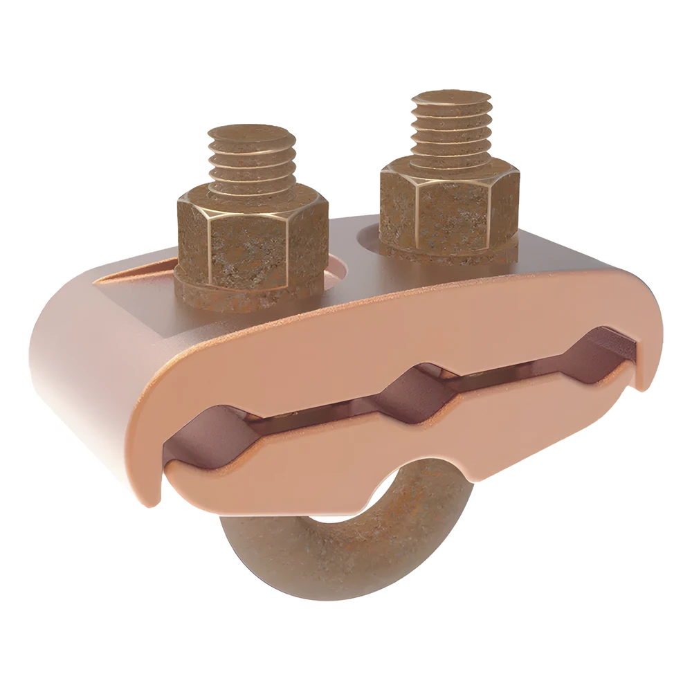 sec_5_5S1000 Conector Mecánico / 3 Cables Cobre 2/0 AWG - 250 KCMIL / Varilla 5/8" - 3/4" / Torque 480 lbf·in / UL467 HUB-GK64-29 6