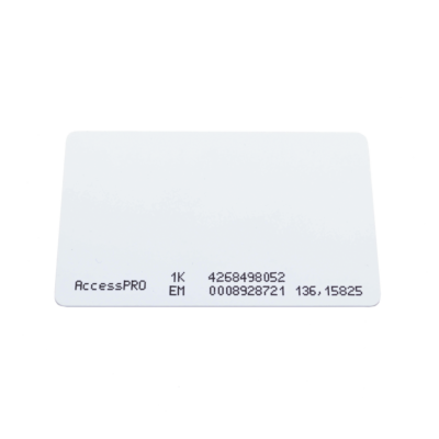 Tarjeta Dual / Proximidad 125kHz EM / MIFARE 13.56MHz 1K / CR80 ISO / 85.6 x 54 x 1 mm
