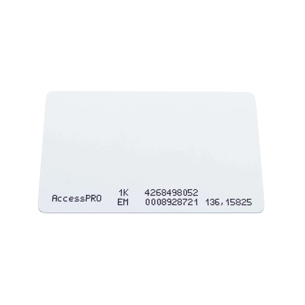 ACCESCOMBICARD-l Tarjeta Dual / Proximidad 125kHz EM / MIFARE 13.56MHz 1K / CR80 ISO / 85.6 x 54 x 1 mm ACCES-COMBI-CARD 1
