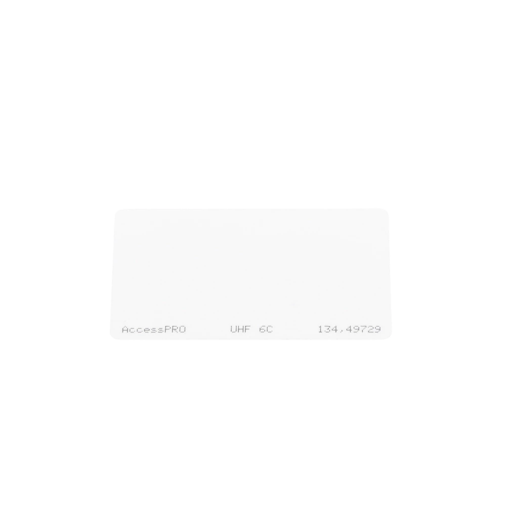ACCESSCARDEPC-AD-1-l Tag UHF tipo Tarjeta / 960 MHz / EPC GEN 2 / ISO 18000-6C / 85.6 x 54 x 1 mm / Chip Alien H3 ACCESS-CARD-EPC 3