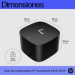 Docking Station HP HP DOCKING Thunderbolt de 120 W G4, Negro ACCHPI4020_8_full