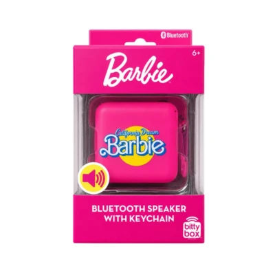 Bocina Portatil Bitty Boomers Barbie Mattel.Bluetooth 5.0 Modelo BBOXBARBIE/NEW