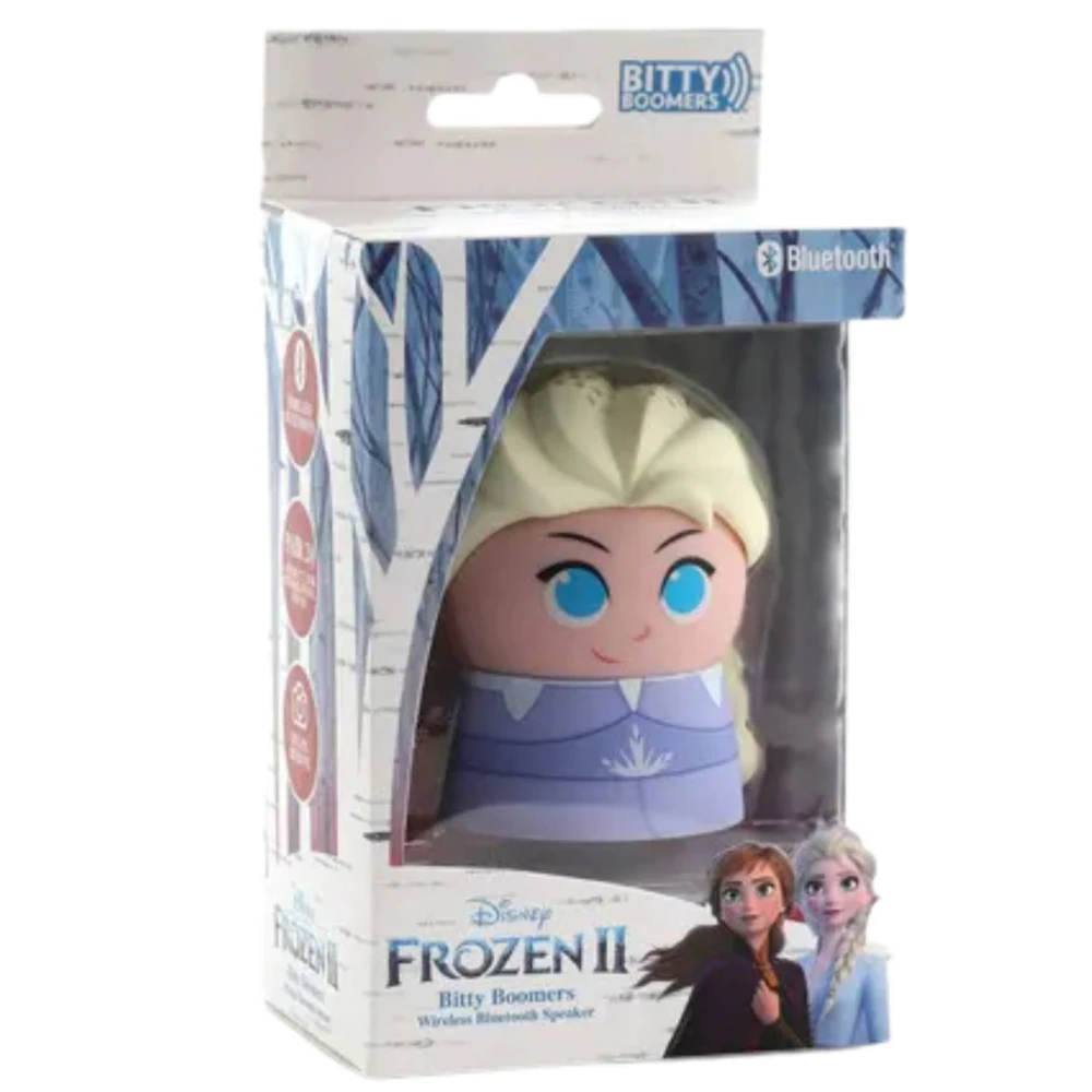 Bocina Portatil Bitty Boomers Frozen Elsa Disney. Bluetooth 5.0 Modelo BITTYELSA/NEW BITTYELSA/NEW 2