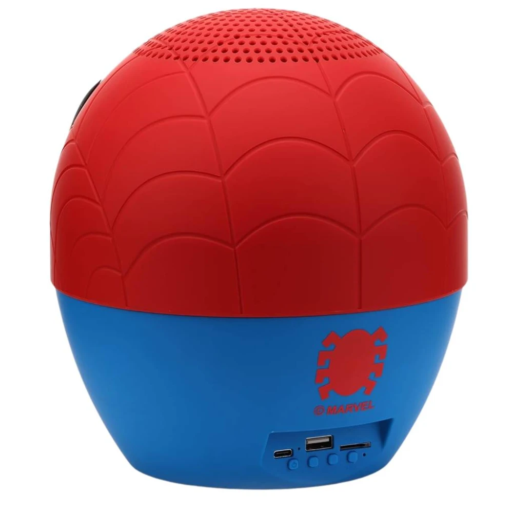 Bocina Portatil Bitty Boomers 8 pulgadas Diseño Marvel Spider-MAN. Bluetooth 5.0 Modelo BITTY8SPIDER/NEW BITTY8SPIDER/NEW 1