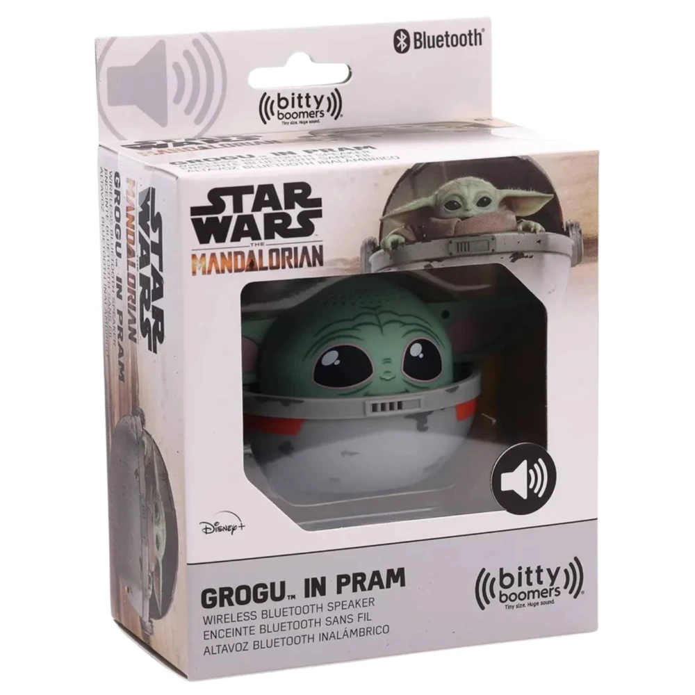 Bocina portatil mini Bitty Boomers Star Wars Grogu/The Mandalorian. Bluetooth 5.0 Modelo BITTYGROGUPRAM/NEW BITTYGROGUPRAM/NEW 3