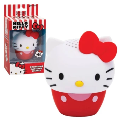 Inicio Bocina portatil mini Bitty Boomers Hello Kitty Pink Sanrio. Bluetooth 5.0 Modelo BITTYKITTY2/NEW