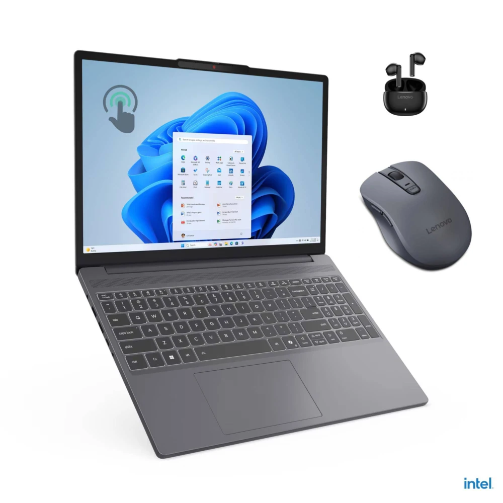 Lenovo IdeaPad Slim 3 15iRH10, Core i5-13420H, Ram 24GB, Alm 512GB, W11 Home, TOUCH, 1 año de garantia. Incluye Lenovo Earbuds E310 y Mouse 83K100BULM 6