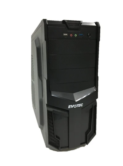Gabinete EVOTEC EV-1005, MICRO-ATX, TORRE, MICRO-ATX, NEGRO, 600W
