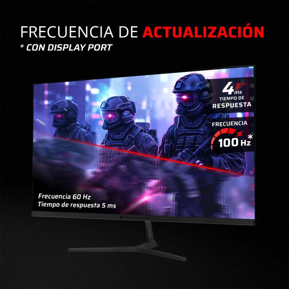 Monitor Gaming 23.8 Pulgadas 100hz NEBULA MNG24Y Panel IPS, Plano, Resolución: 1920 x 1080 FHD BR-943062 4