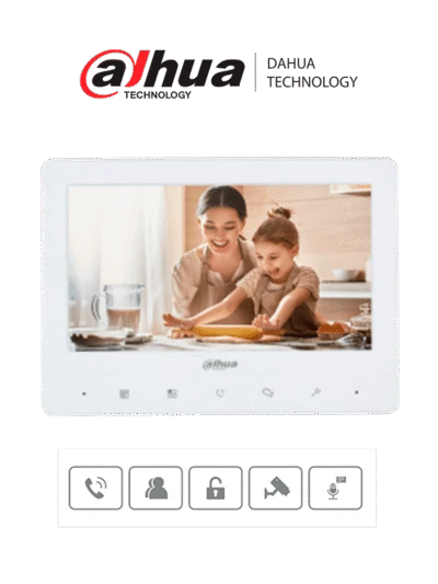 DAHUA VTH1020J- Monitor analógico de 7 pulgadas compatible con KTA01 / KTA02