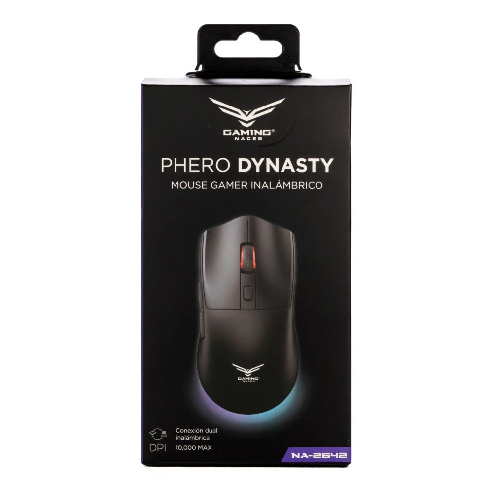 MOUSE INALAMBRICO NACEB NA-2635 CON RGB NA-2642 3