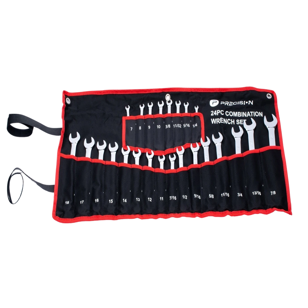 PSTH03002-AD-1-l Juego de Llaves Combinadas / 24 Piezas / Métricas e Imperiales / Acero Cromo-Vanadio / Estuche Nylon Enrollable PST-H030-02 2