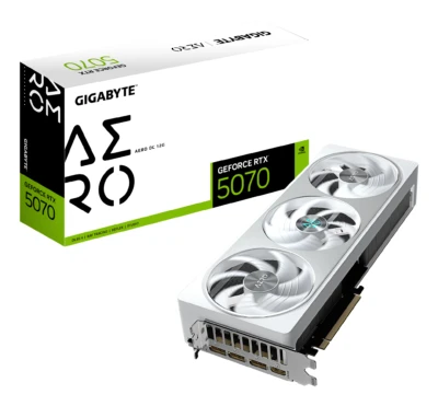 TARJETA DE VIDEO GIGABYTE GV-N5070AERO OC-12GD, RTX, 12GB, 192 BITS, GDDR7, PCI-E 5.0