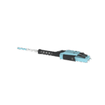 Jumper de Fibra Óptica / Multimodo OM4 50/125 / LC-LC Uniboot Duplex / LSZH / 5 m (16.4 ft) / Color Aqua adicional_0S1000-1