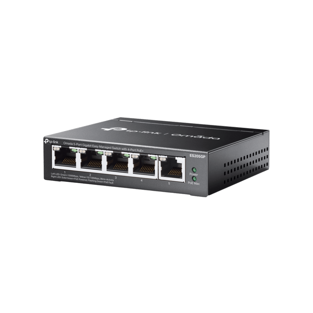 adicional_2S1000-1 Switch Gestionado / 5 Puertos Gigabit / 4 Puertos PoE+ / 65W / Cloud SDN / Sin Ventiladores ES205GP 3