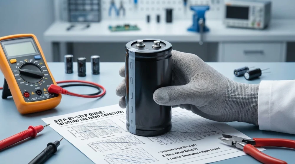 Guía paso a paso para seleccionar el capacitor adecuado
