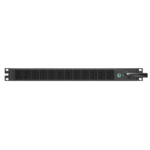 PDU Monitoreable / 12 Salidas C13 / NEMA L6-20P / Rack 1 UR 19 in / 100-240 Vca / 20 A / 3 m (9.8 ft) frontal_0S1000-11