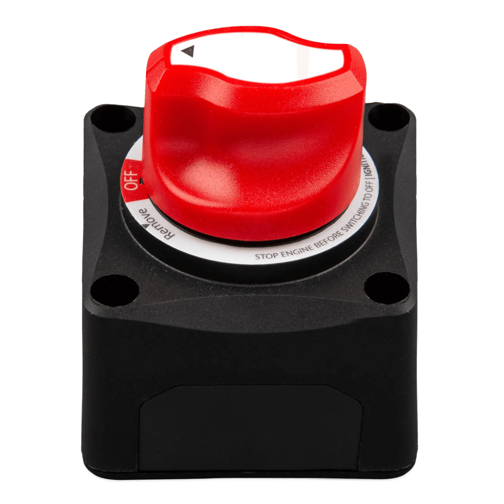 Interruptor de Batería / 275 A Corriente Continua / 1250 A Arranque / 48 V Sistema / 60 V CC Máx / ISO8846 / SAE J1171 BATSWON/OFF 1