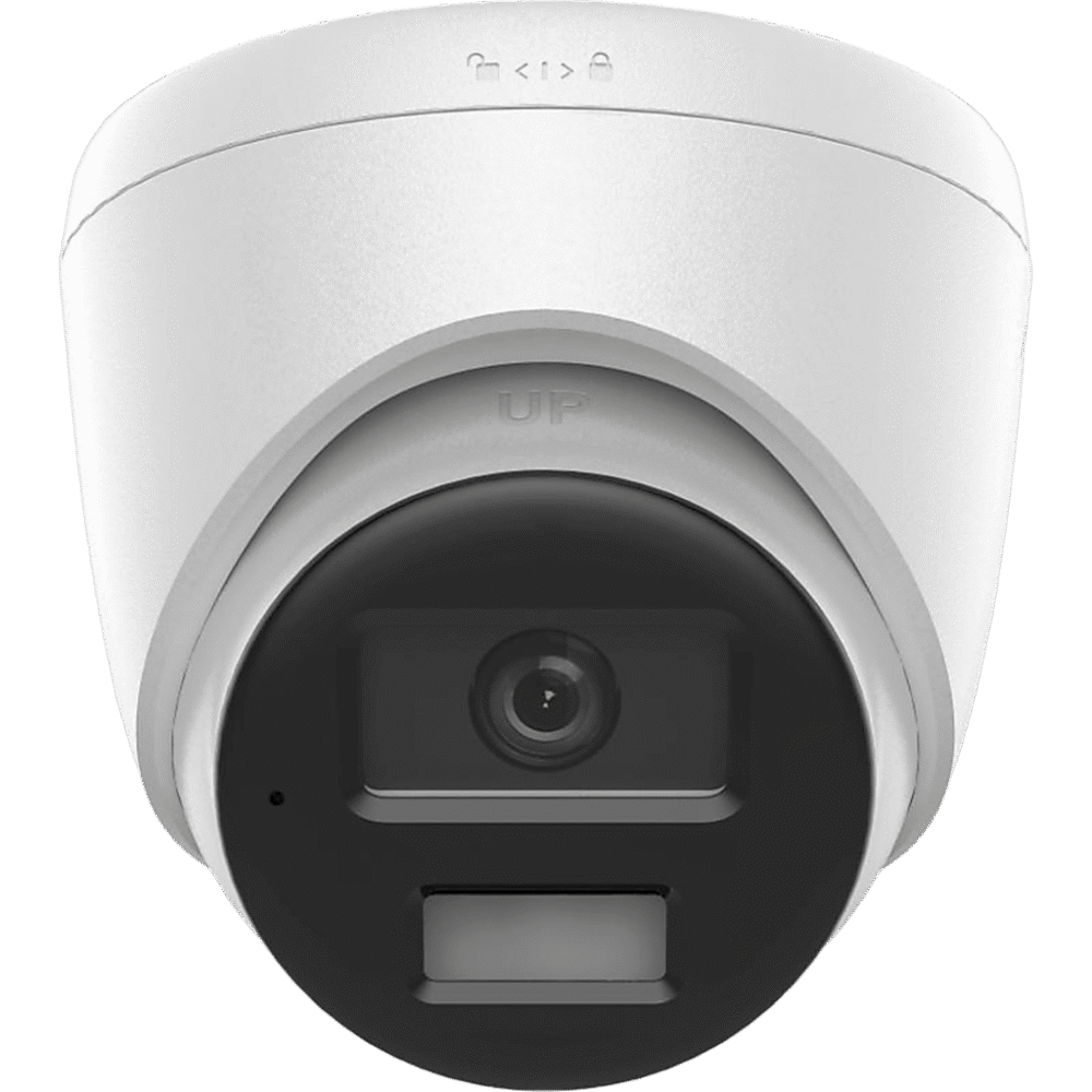frontal_0S1000-29 Cámara Turret IP / 2 Megapixel / Dual Light 30 m (98.4 ft) / AcuSense Lite / Micrófono / IP67 / PoE DS-2CD1323G3-LIUF 2