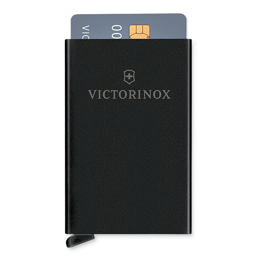 Tarjetero de Aluminio / Capacidad 4-6 Tarjetas / Protección RFID / Sistema de Deslizamiento / 10 x 6 x 1 cm (3.9 x 2.4 x 0.4 in) 612-677 2