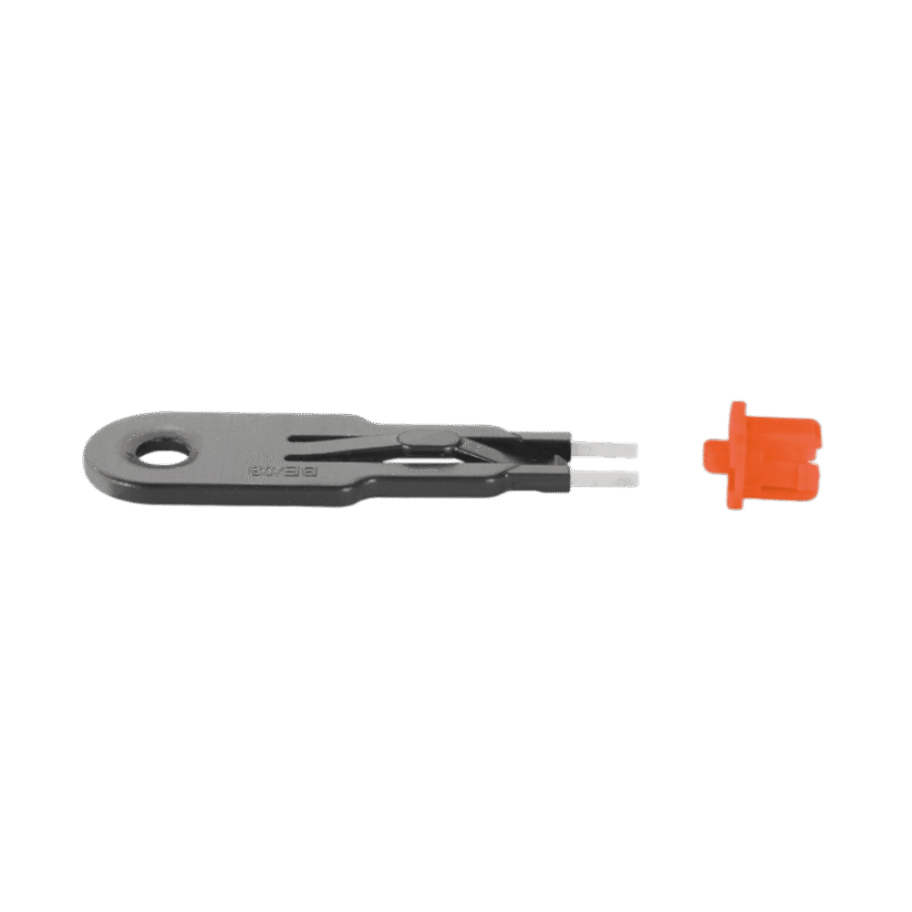 Bloqueador de Puertos USB Tipo B / 10 Unidades / Removible con Llave / Policarbonato / Rango -35°C a 93°C / RoHS PSL-USBB 2