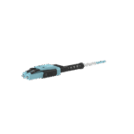Jumper de Fibra Óptica / Multimodo OM4 50/125 / LC-LC Uniboot Duplex / LSZH / 5 m (16.4 ft) / Color Aqua frontal_0S1000-9