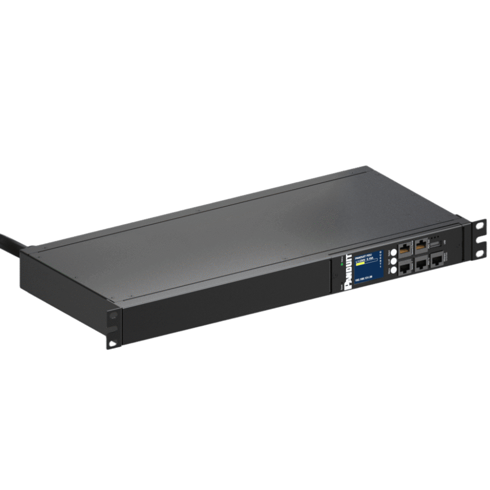 lateral_derecha_0S1000-4 PDU Monitoreable / 12 Salidas C13 / NEMA L6-20P / Rack 1 UR 19 in / 100-240 Vca / 20 A / 3 m (9.8 ft) E12D13M 4