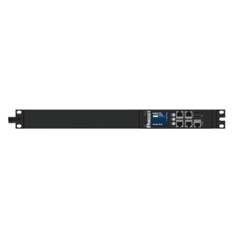 lateral_izquierda_0S1000-4 PDU Monitoreable / 12 Salidas C13 / NEMA L6-20P / Rack 1 UR 19 in / 100-240 Vca / 20 A / 3 m (9.8 ft) E12D13M 3