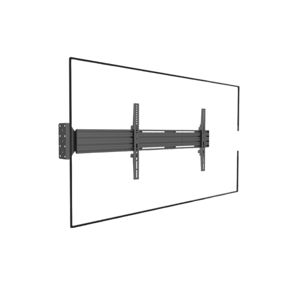 lateral_izquierda_0S1000-7 Soporte de Pared para TV / 32-55 Pulgadas / Carga 30 kg / VESA 100x100-400x400 mm / Acero de Alta Resistencia / Gestión de Cables LFW1U 3
