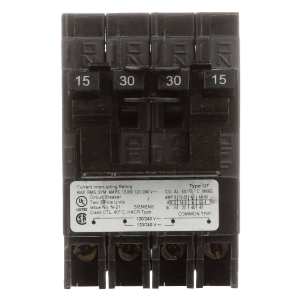 portada_0S1000-109 Interruptor Automático Cuádruple Enchufable / 2 Polos Dobles / 20-50 A / 120/240 VCA / Capacidad Interruptiva 10 kA Q22050CT2 1
