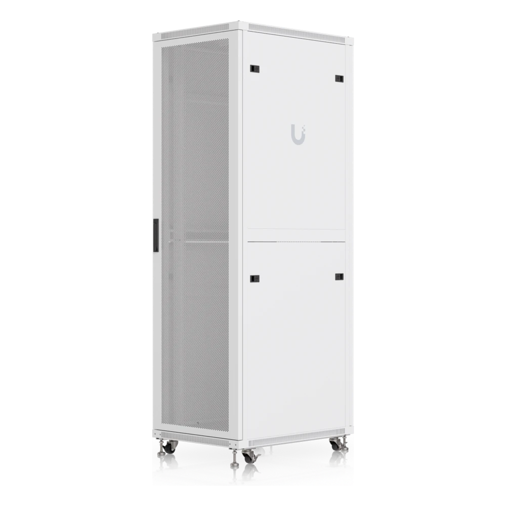 portada_0S1000-132 Gabinete Rack de Piso / 42U / 600 x 800 mm (23.6 x 31.5 in) / Carga Estática 800 kg (1763.7 lb) / Puerta Perforada / Ventiladores Integrados / Ruedas con Seguro UACC-RACK-42U-800-P 1