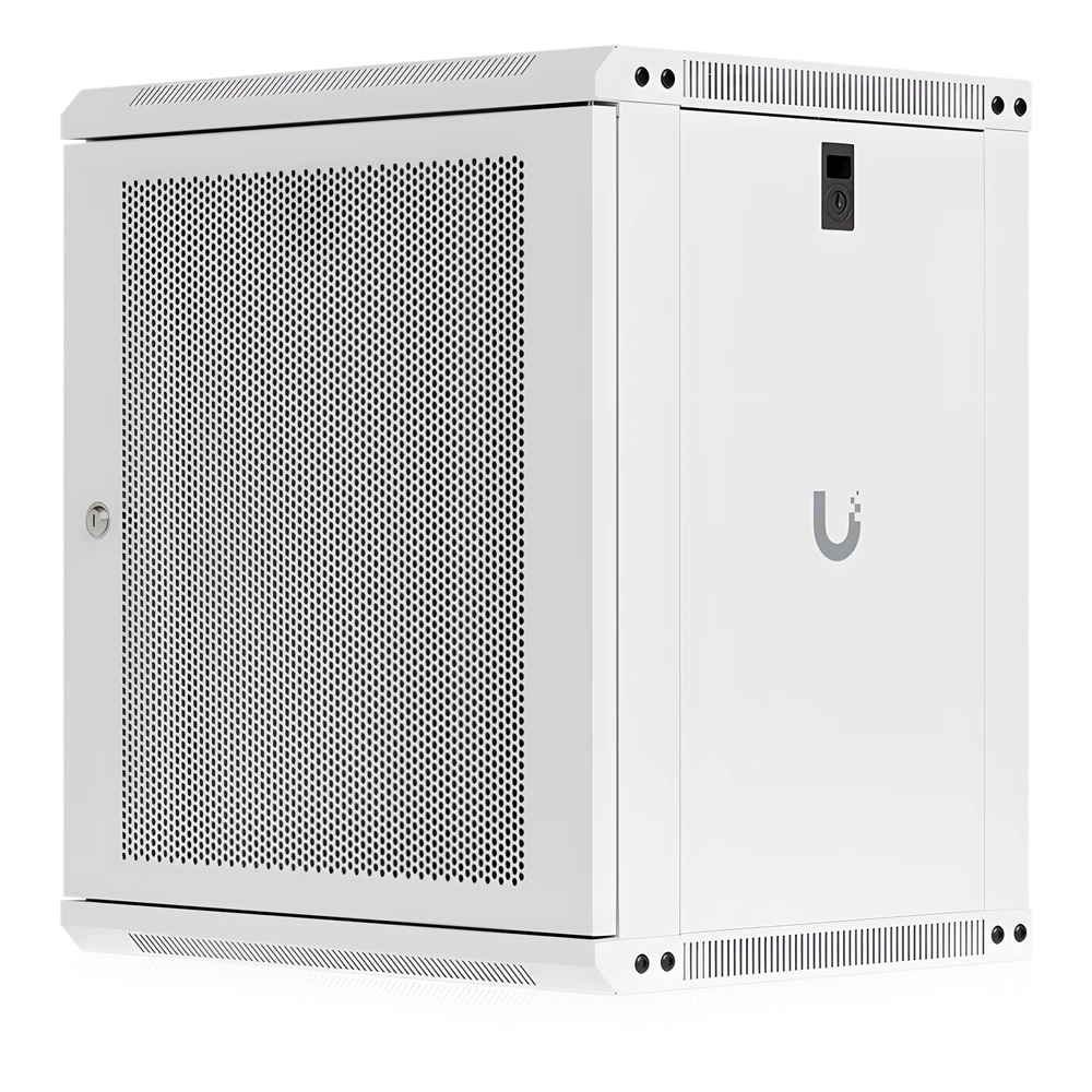 portada_0S1000-135 Gabinete Rack 12U / Montaje en Pared / Profundidad 450 mm (17.7") / Puerta Perforada / Ventilación Integrada 50 dB(A) / Paneles con Llave UACC-RACK-12U-WALL-450-P 1