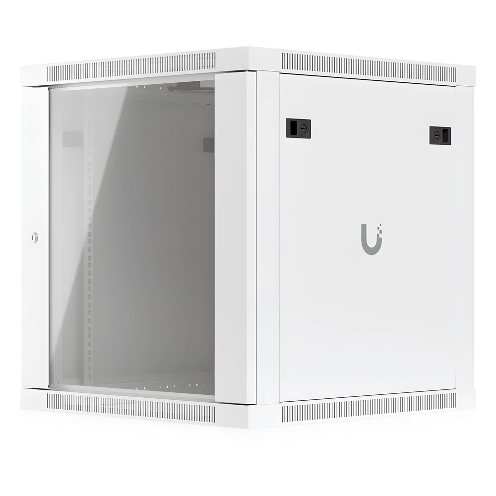 portada_0S1000-140 Gabinete Rack 12U / Montaje en Pared / Profundidad 600 mm / Puerta Vidrio Templado / Carga 80 kg (176 lb) / Ventilación Integrada UACC-RACK-12U-WALL-600-G 1