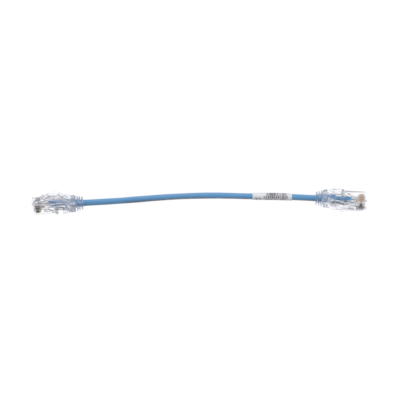 Inicio Cable de Parcheo UTP / Cat6A / 28AWG / CM-LSZH / 20 cm (0.66 ft) / Azul