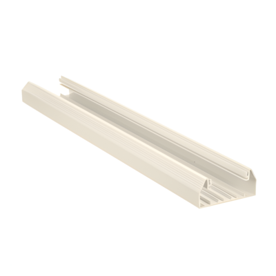 Inicio Base para Canaleta / PVC Rígido / 103.3 x 44.9 x 1800 mm / UL94V-0 / TIA/EIA / Blanco Mate