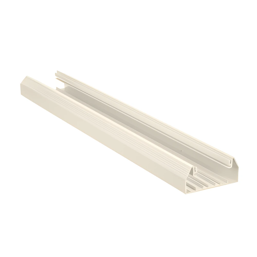 Inicio Base para Canaleta / PVC Rígido / 103.3 x 44.9 x 1800 mm / UL94V-0 / TIA/EIA / Blanco Mate