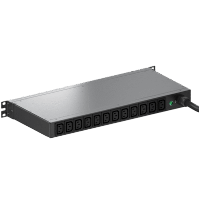 PDU Monitoreable / 12 Salidas C13 / NEMA L6-20P / Rack 1 UR 19 in / 100-240 Vca / 20 A / 3 m (9.8 ft)