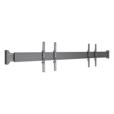 Sistema de Montaje en Pared / Rieles 2000 mm (78.7 ft) / Estructura Modular / Soporte Ajustable / Incluye Herramientas y Tornillería Completa