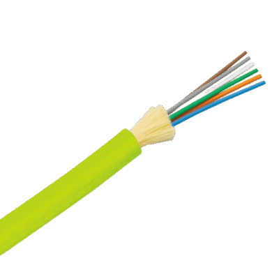 Cable de Fibra Óptica / 24 Hilos / Multimodo OM5 50/125 / Tight Buffer 900 µm / Interior / OFNP Plenum / No Conductivo