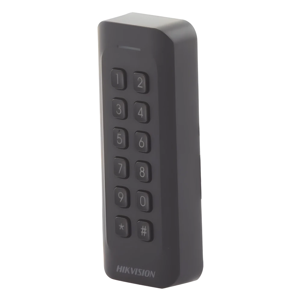 portada_0S1000-216 Lector de Tarjetas PROX / EM 125 kHz / Teclado Numérico / Wiegand W26/W34 / IP65 / Perfil Delgado DS-K1802EK 1
