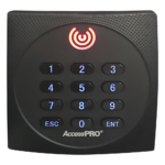 Lector de Proximidad con Teclado / 125 kHz / Wiegand 26 bits / Exterior / 86 x 86 x 20 mm / 120 m (394 pies) máx. portada_0S1000-223