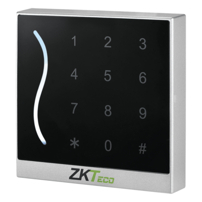 Lector de Proximidad y Teclado / 125 kHz EM / Wiegand 26/34 Bits / IP65 / Rango 5 cm / -20°C a 65°C / 2.95 x 2.95 x 0.63 pulgadas
