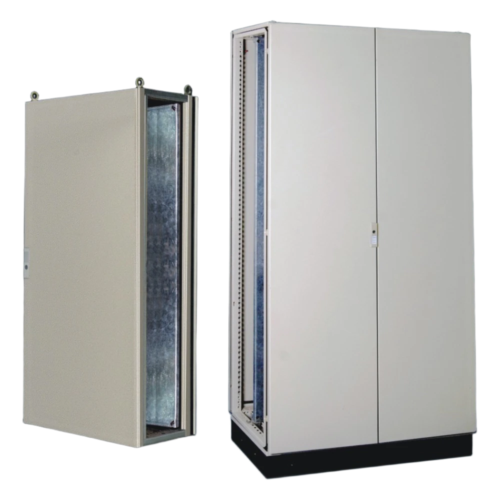 portada_0S1000-236 Gabinete de Acero IP55 / Puerta Doble / 1200 x 2000 x 600 mm / IK10 / Carga 110 kg / Placa Trasera 1150 x 1965 mm PST12020060AT 1