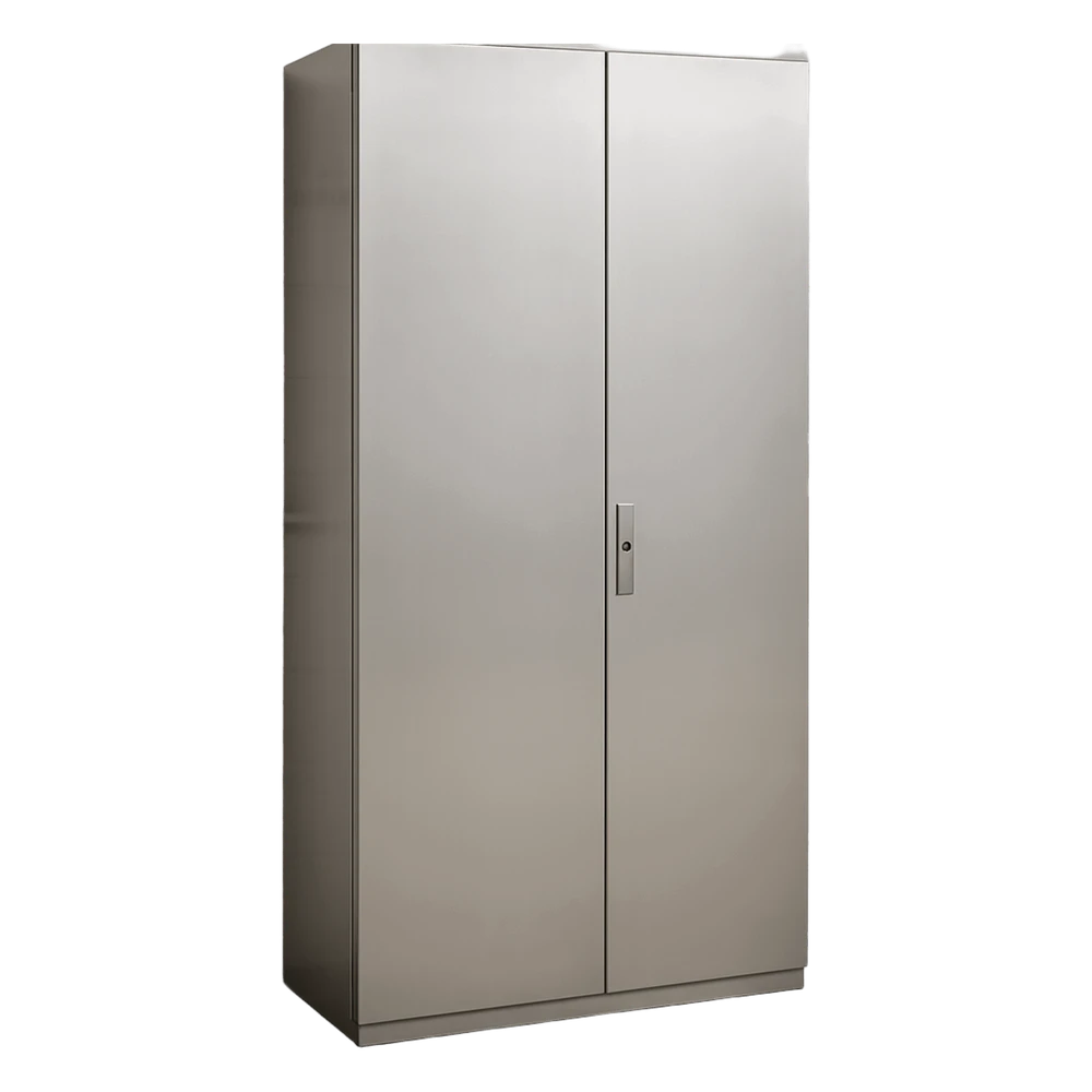 portada_0S1000-237 Gabinete de Acero Inoxidable / IP55 / IK10 / 1000 x 2200 x 400 mm (39.4 x 86.6 x 15.7 in) / Capacidad 110 kg / Platina Galvanizada PST10022040INOXT 1