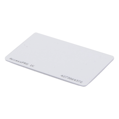 Tarjeta de Proximidad MIFARE Classic / Memoria 1Kb / Frecuencia 13.56 MHz / ISO/IEC 14443 Type A / Doble Cara Imprimible / 34 Bits