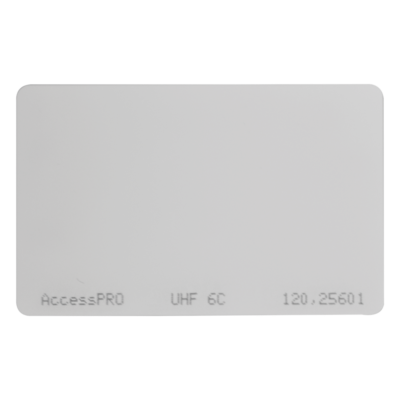 Tag UHF tipo Tarjeta / 960 MHz / EPC GEN 2 / ISO 18000-6C / 85.6 x 54 x 1 mm / Chip Alien H3