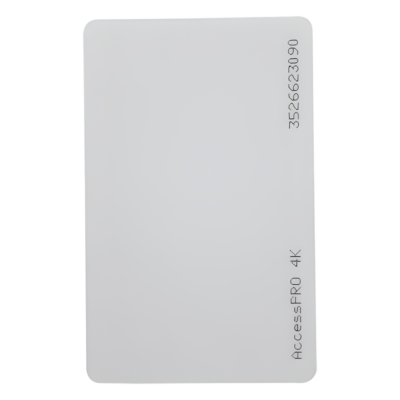 Tarjeta MIFARE Classic / 13.56MHz / 4KB / PVC Imprimible / ISO CR80 / UID 34 Bits