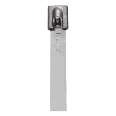 Cincho de Acero Inoxidable 304 / 201 mm (7.9 in) x 6.6 mm / Tensión 556 N / Interior y Exterior / UL 62275 / Paquete 100 pz